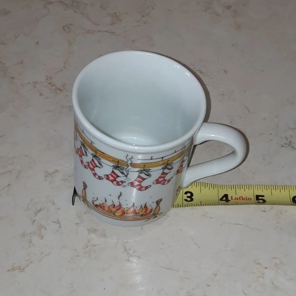 The Toscany Collection Christmas Stockings Fireplace Coffee Mug - Picture 9 of 9
